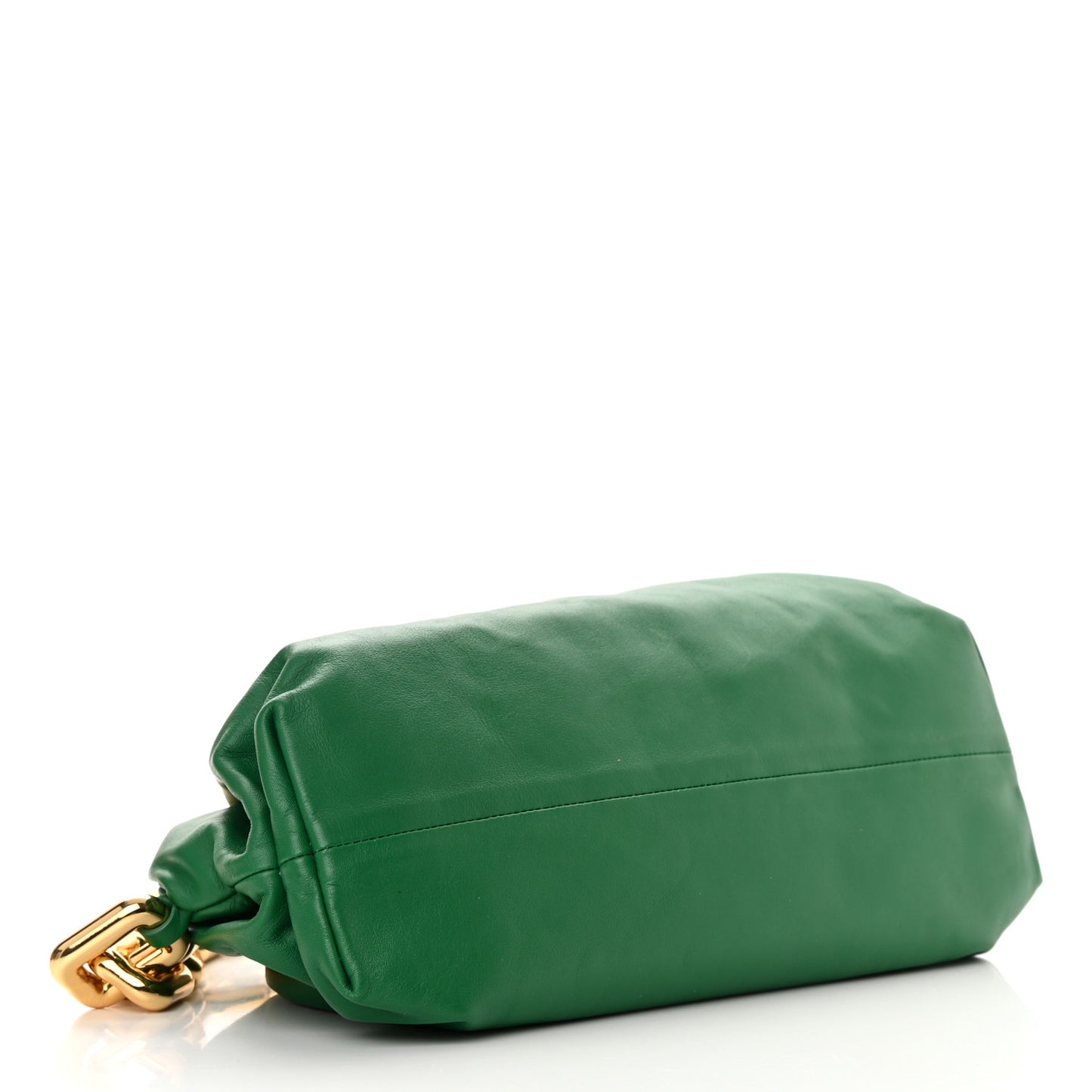 Calfskin The Pouch Chain Racing Green