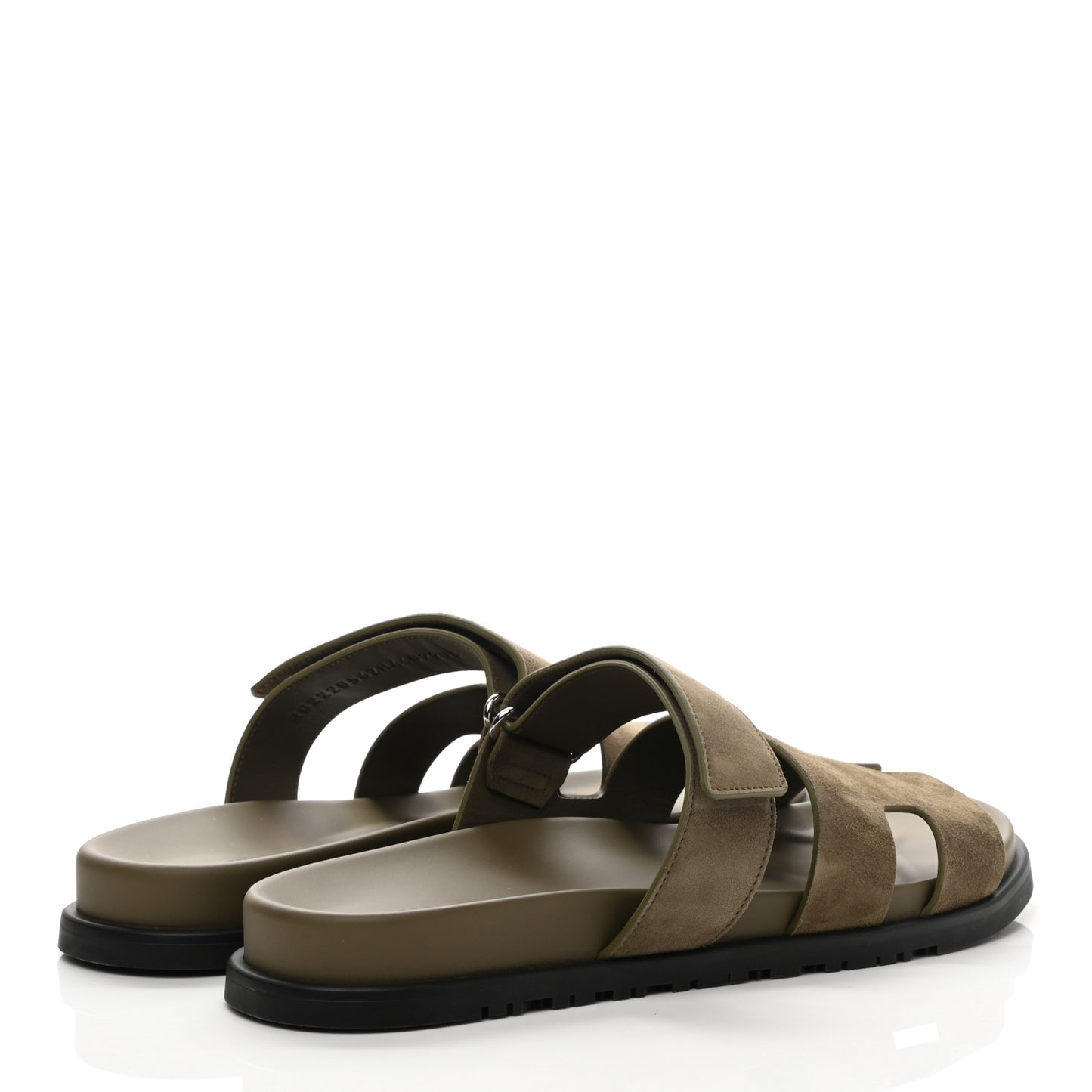 Suede Goatskin Chypre Sandals 44 Beige Sable