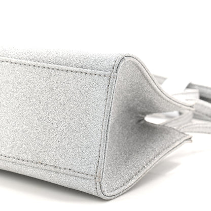 Telfar Glitter Microfiber Small Shopping Bag Silver 10 of 10