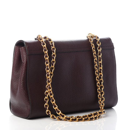 Mulberry Glossy Goatskin Medium Lily Oxblood 3 of 9