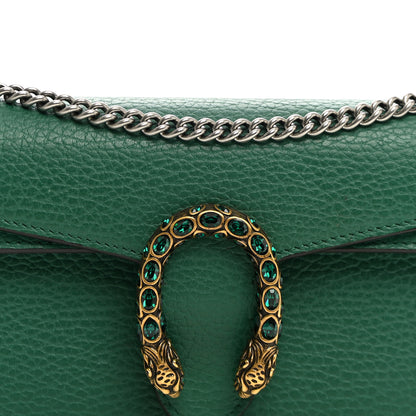 Gucci Calfskin Super Mini Dionysus Shoulder Bag Emerald 7 of 9