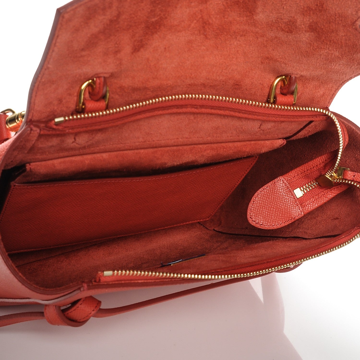 Celine Baby Grained Calfskin Micro Belt Bag Poppy 5 of 7