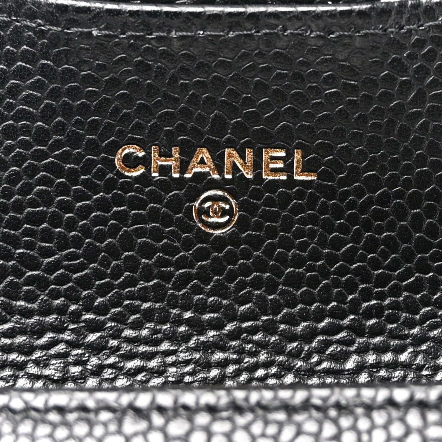 Chanel Caviar Quilted Flap Card Holder Wallet Black 6 of 9
