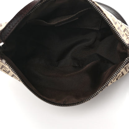 Fendi Zucchino Pochette Dark Brown 4 of 9
