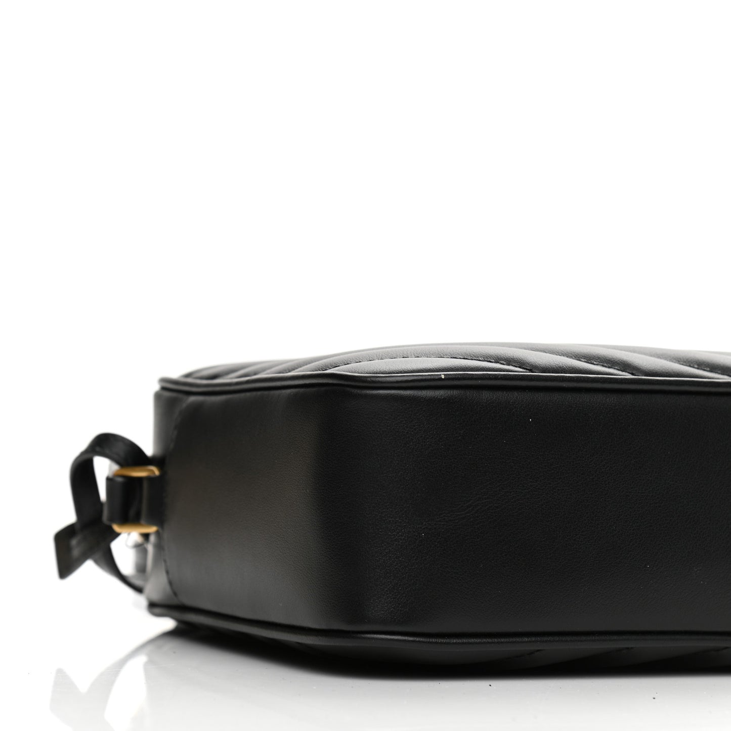 Calfskin Matelasse Monogram Lou Camera Bag Black
