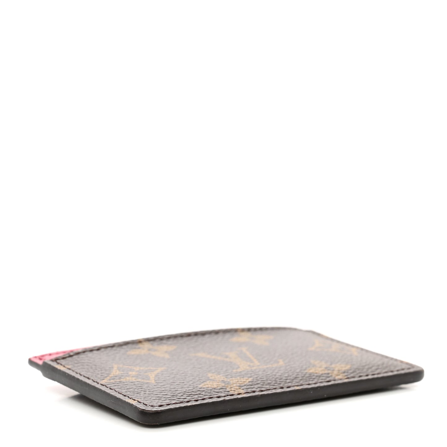 Monogram Card Holder Fuchsia