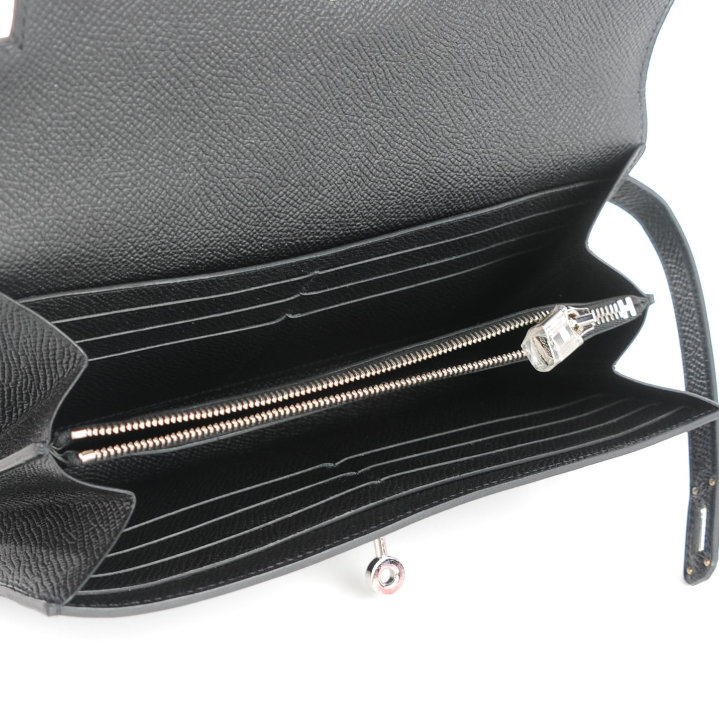 Epsom Kelly Longue Wallet Black