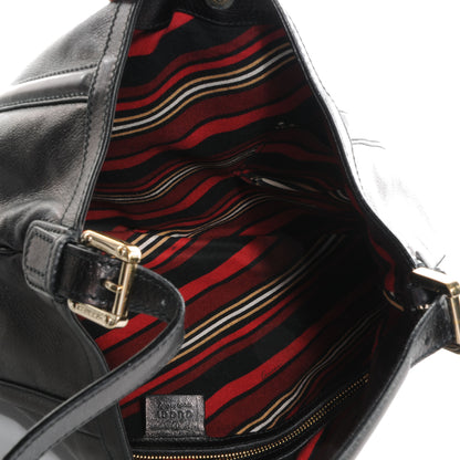 Gucci Leather GG Britt Hobo Black 5 of 7