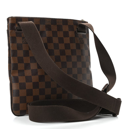 Louis Vuitton Damier Ebene Brooklyn Flat Pochette 3 of 9