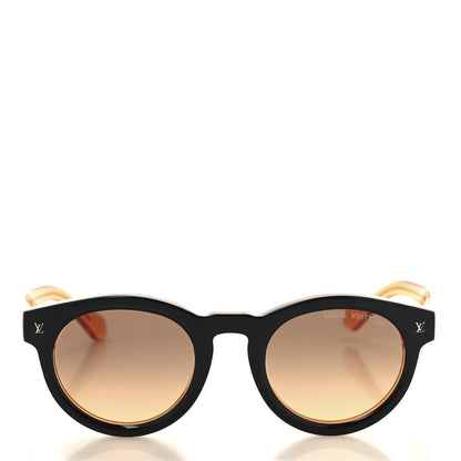 Louis Vuitton Acetate LV Urban Round Sunglasses Z2404W Black Orange 2 of 7