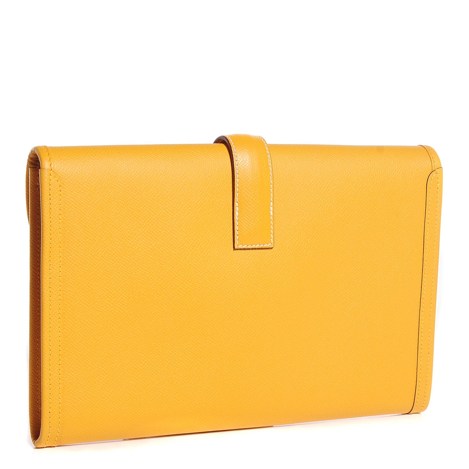 Hermes Epsom Jige PM Clutch Jaune D'Or 4 of 25