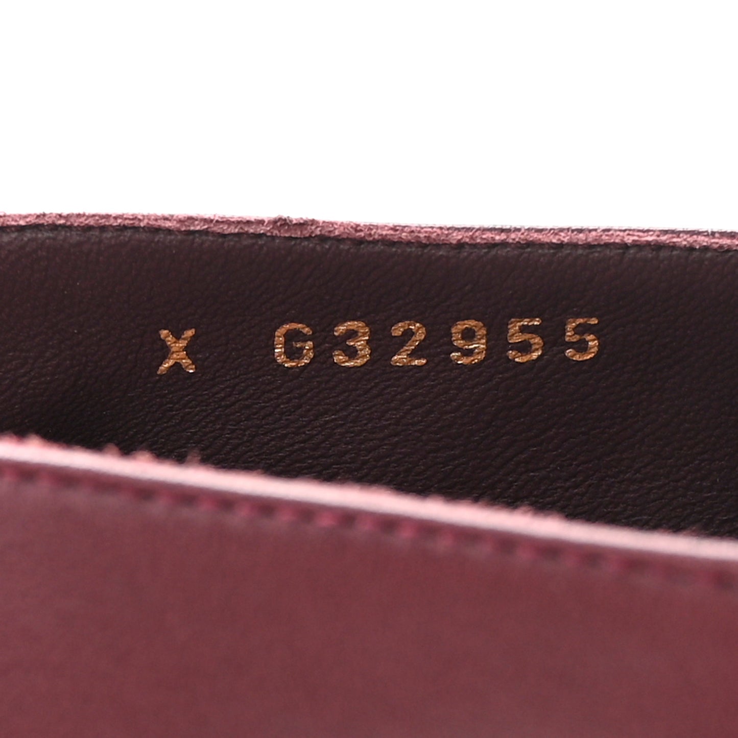 Lambskin CC Braided Chain Loafers 36.5 Bordeaux