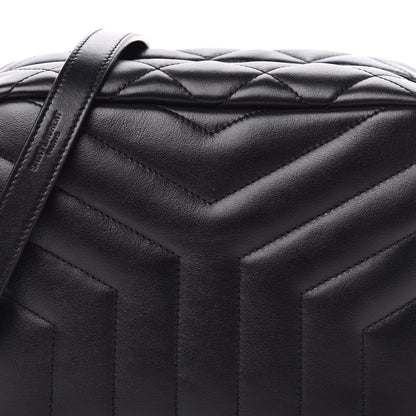 Saint Laurent Calfskin Y Quilted Monogram Small Loulou Bowling Bag Black 10 of 10