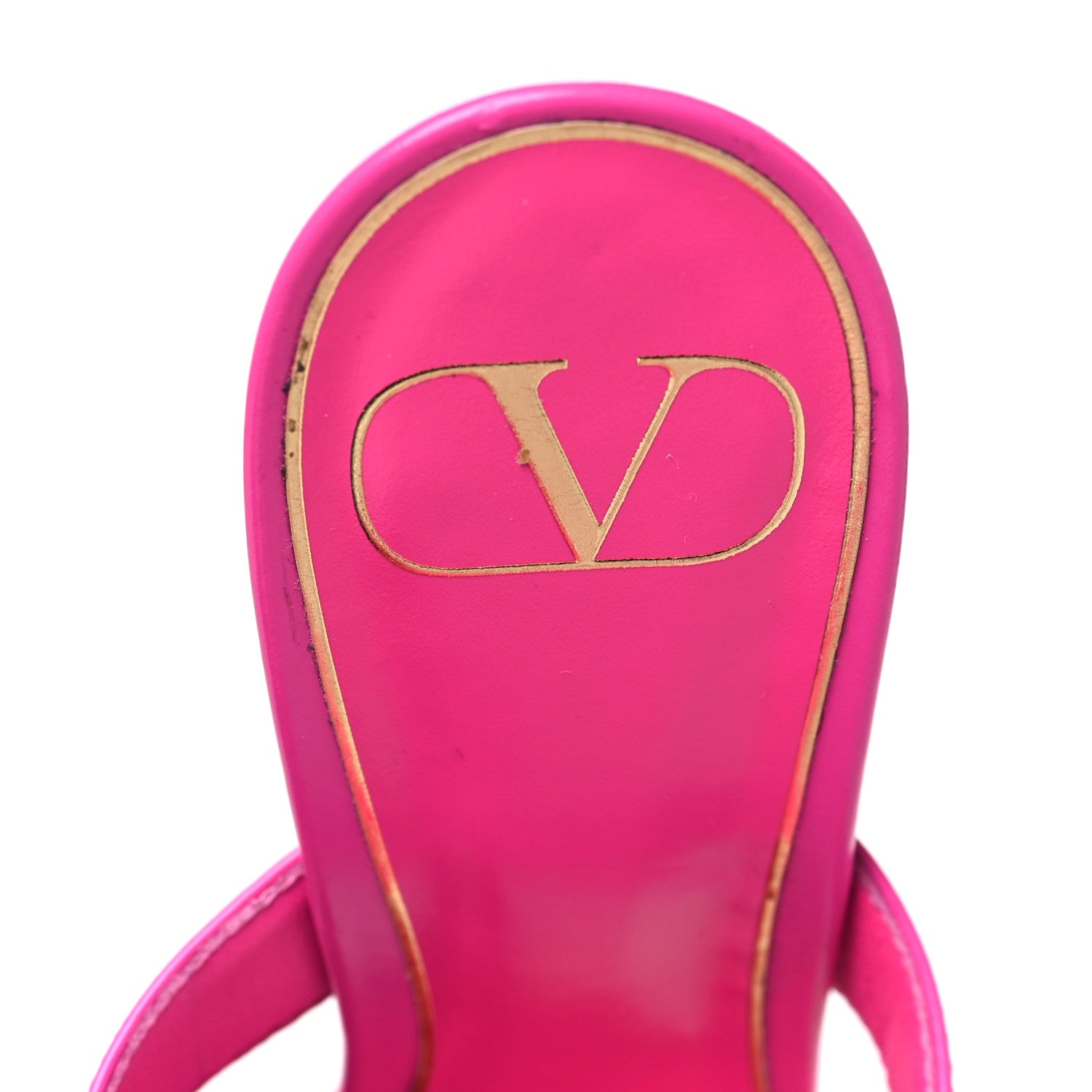 Valentino Garavani Calfskin Roman Stud Ankle Strap 80mm Pumps 38 Pink 8 of 10