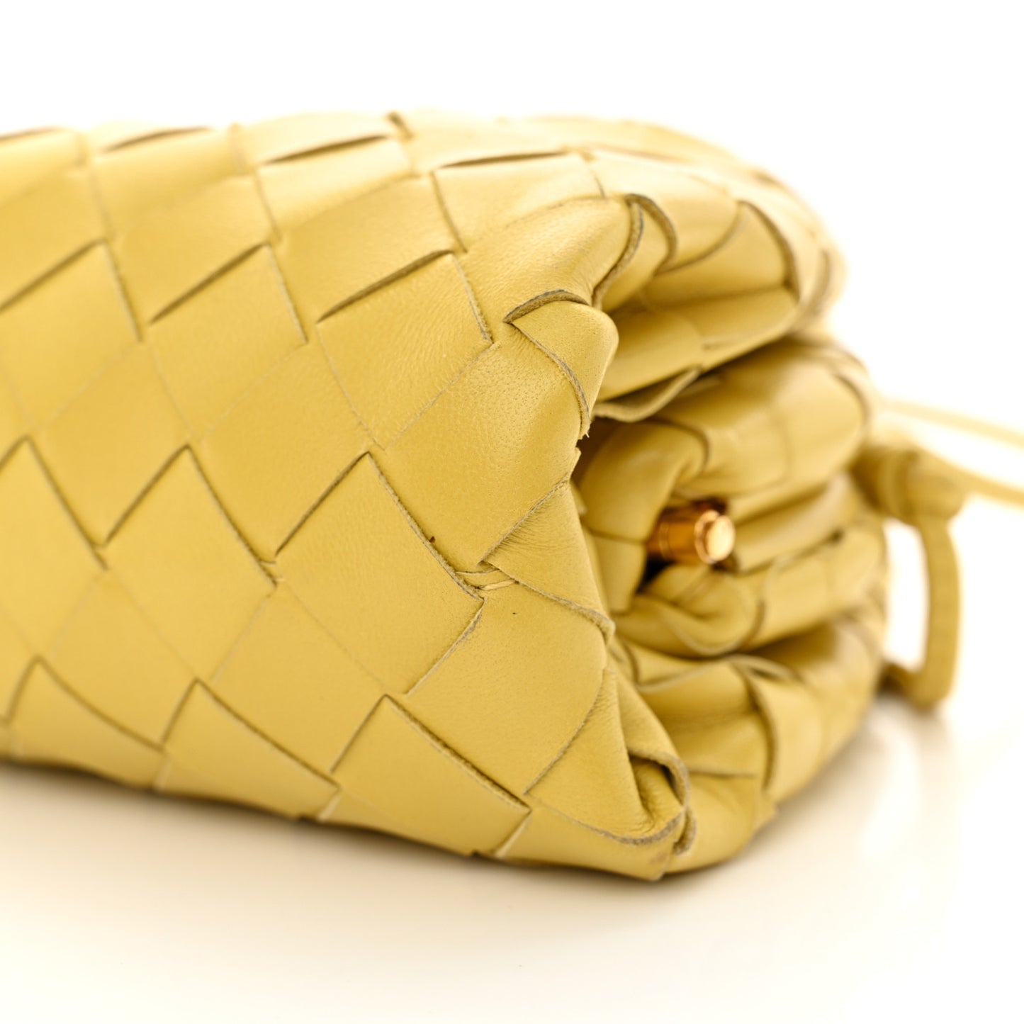 Nappa Intrecciato The Mini Pouch Buttercup