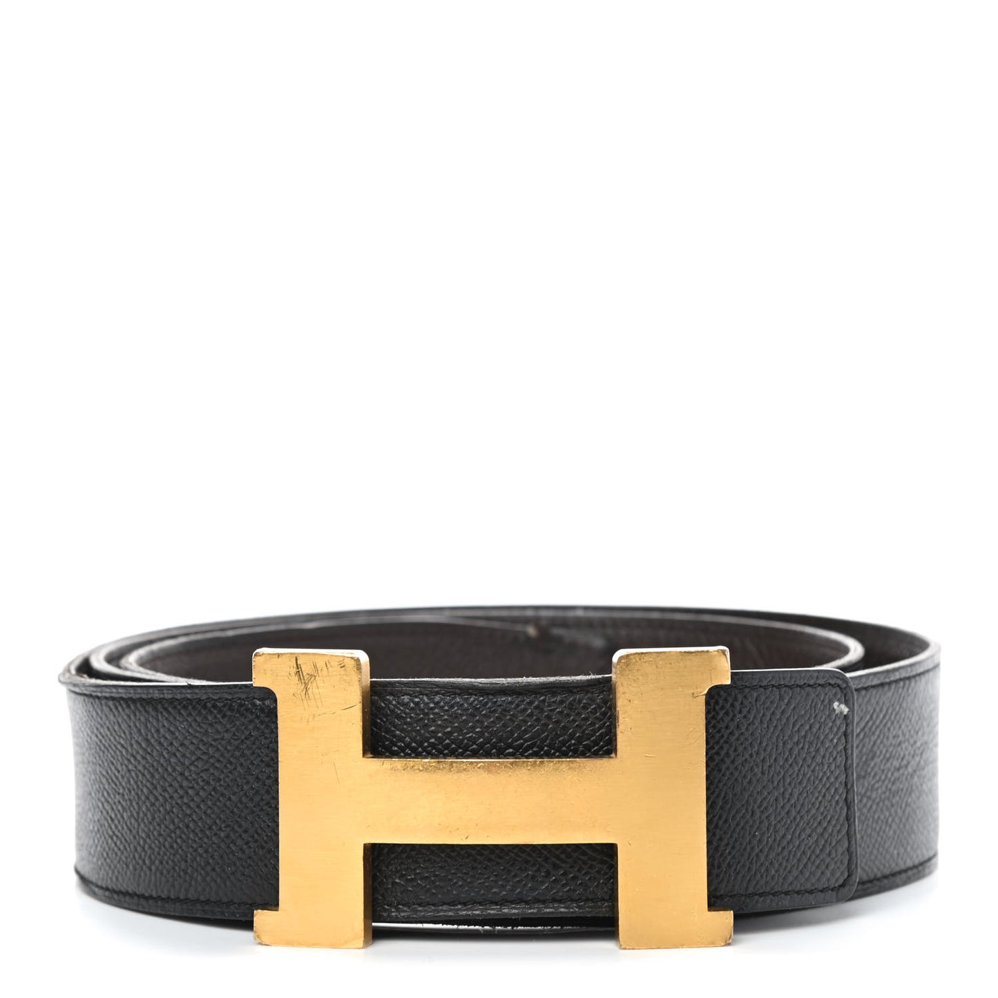 Epsom 42mm Constance H Belt 105 Black Chocolate
