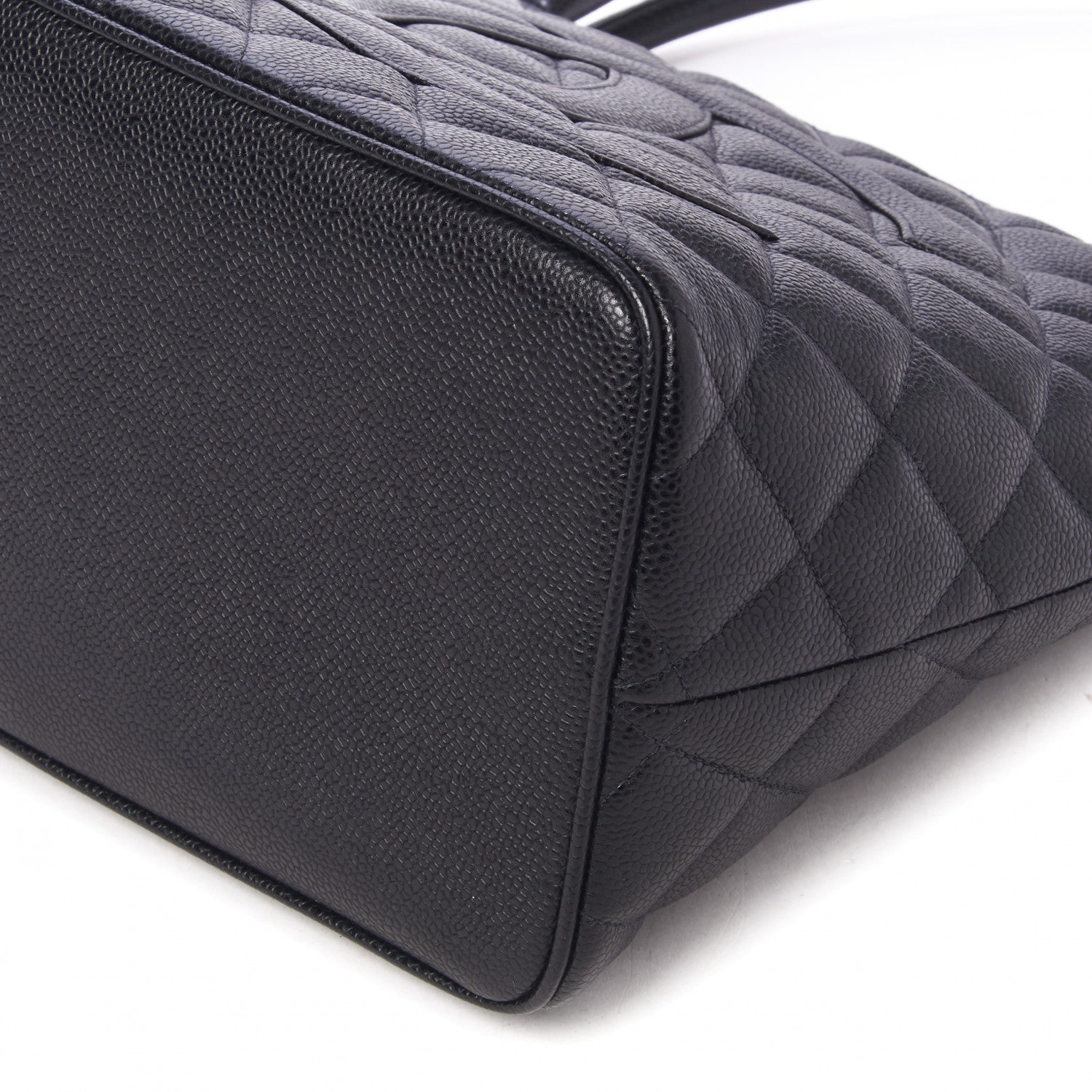 Chanel Caviar Quilted Medallion Tote Black 5 of 10