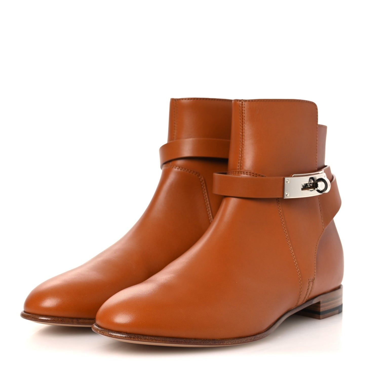 Calfskin Neo Low Boots 38 Natural