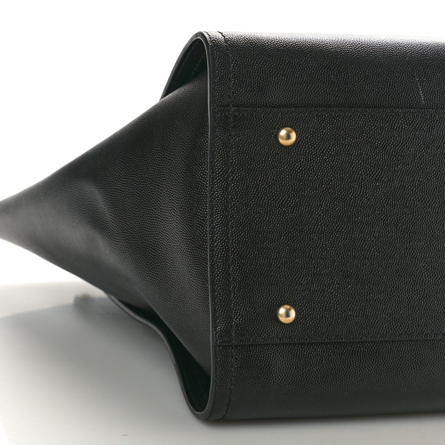 Caviar Medium Studded Deauville Tote Black