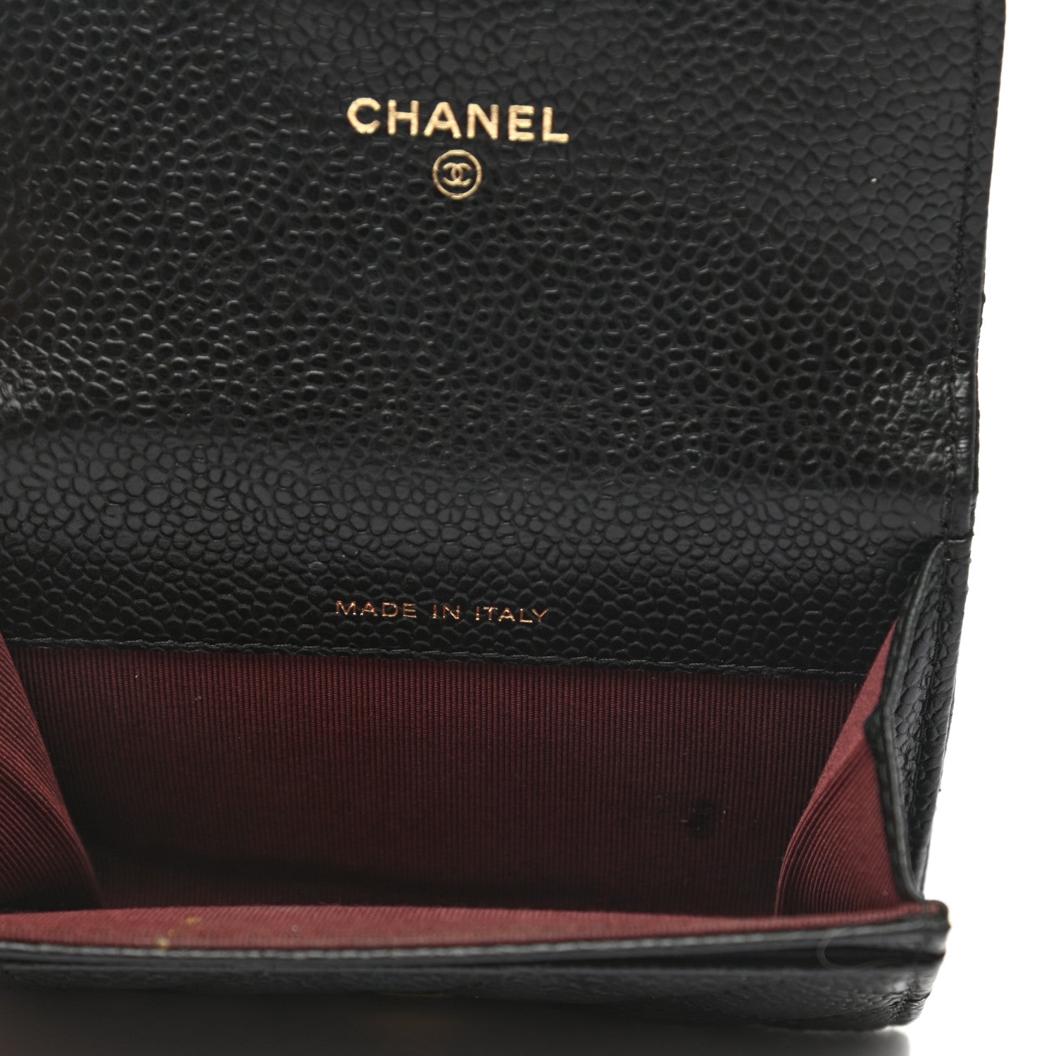 Chanel Caviar Quilted Flap Card Holder Black 5 of 9