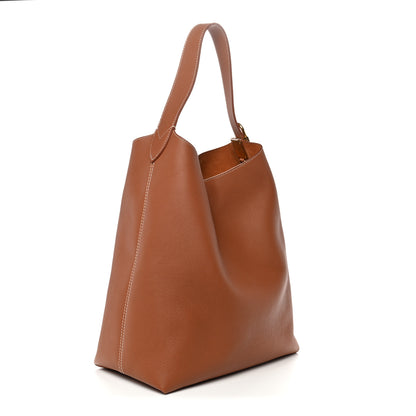 Louis Vuitton Grained Calfskin Low Key Hobo MM Cognac 3 of 10