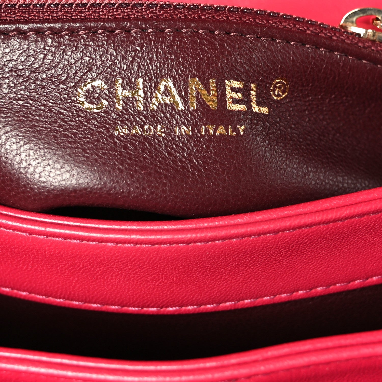 Chanel Lambskin Quilted Small Trendy CC Dual Handle Bag Dark Pink 6 of 9