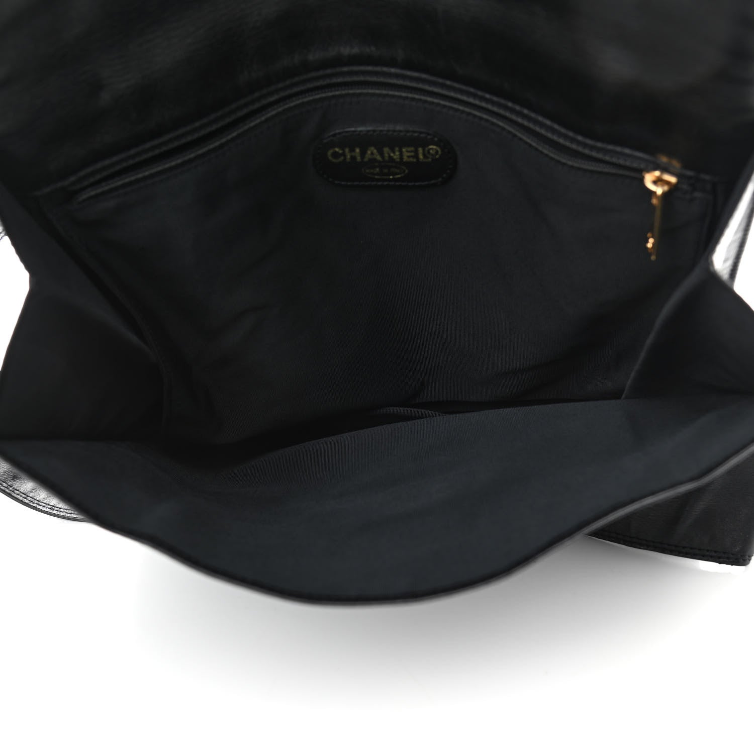 Chanel Lambskin CC Shoulder Flap Bag Black 5 of 12