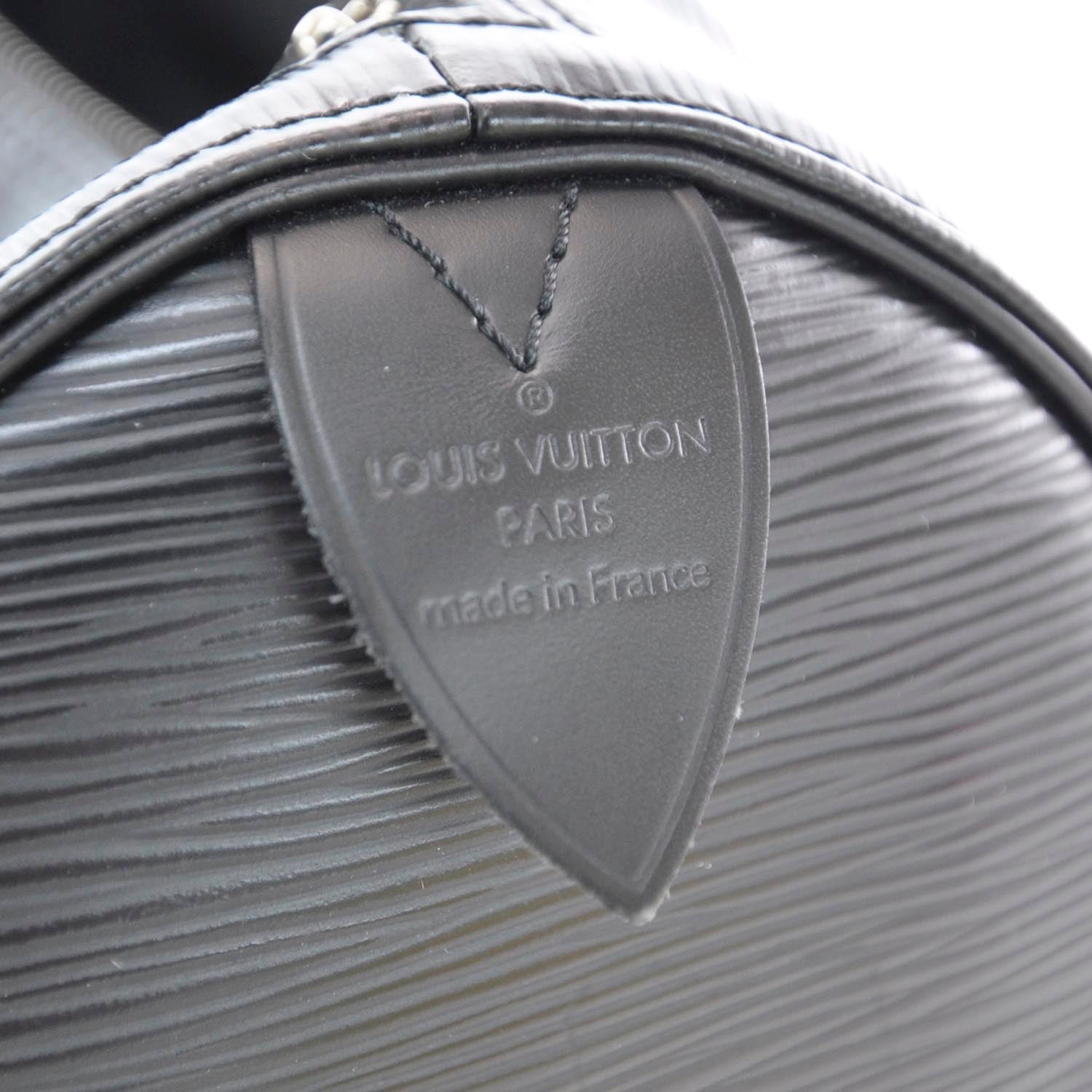Louis Vuitton Epi Speedy 30 Black 9 of 10