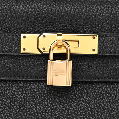 Hermes Togo Kelly Retourne 28 Black 8 of 13