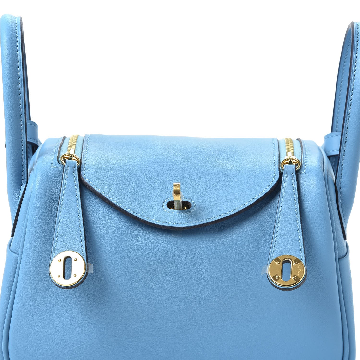 Hermes Swift Mini Lindy 20 Bleu Du Nord 8 of 9