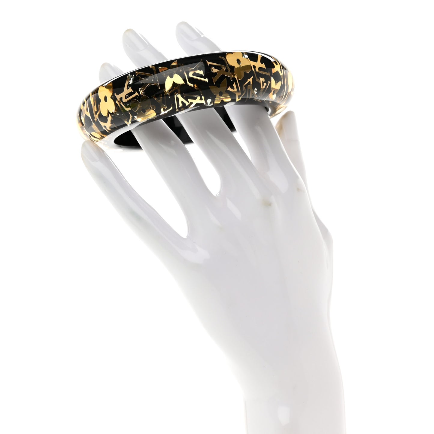 Resin Swarovski Medium Inclusion Bracelet GM Black