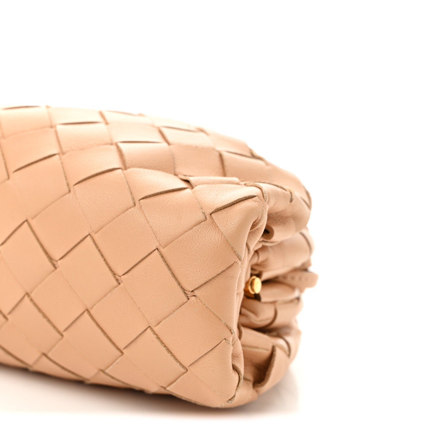 Bottega Veneta Nappa Intrecciato The Mini Pouch Almond 10 of 10