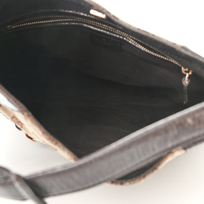 Gucci Monogram Hasler Hobo Dark Brown 5 of 17