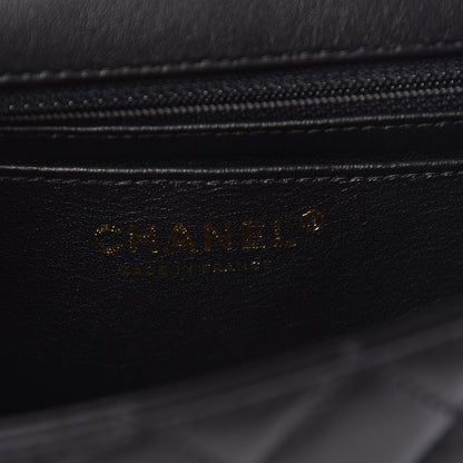 Chanel Lambskin Quilted Mini Rectangular Flap Black 8 of 11