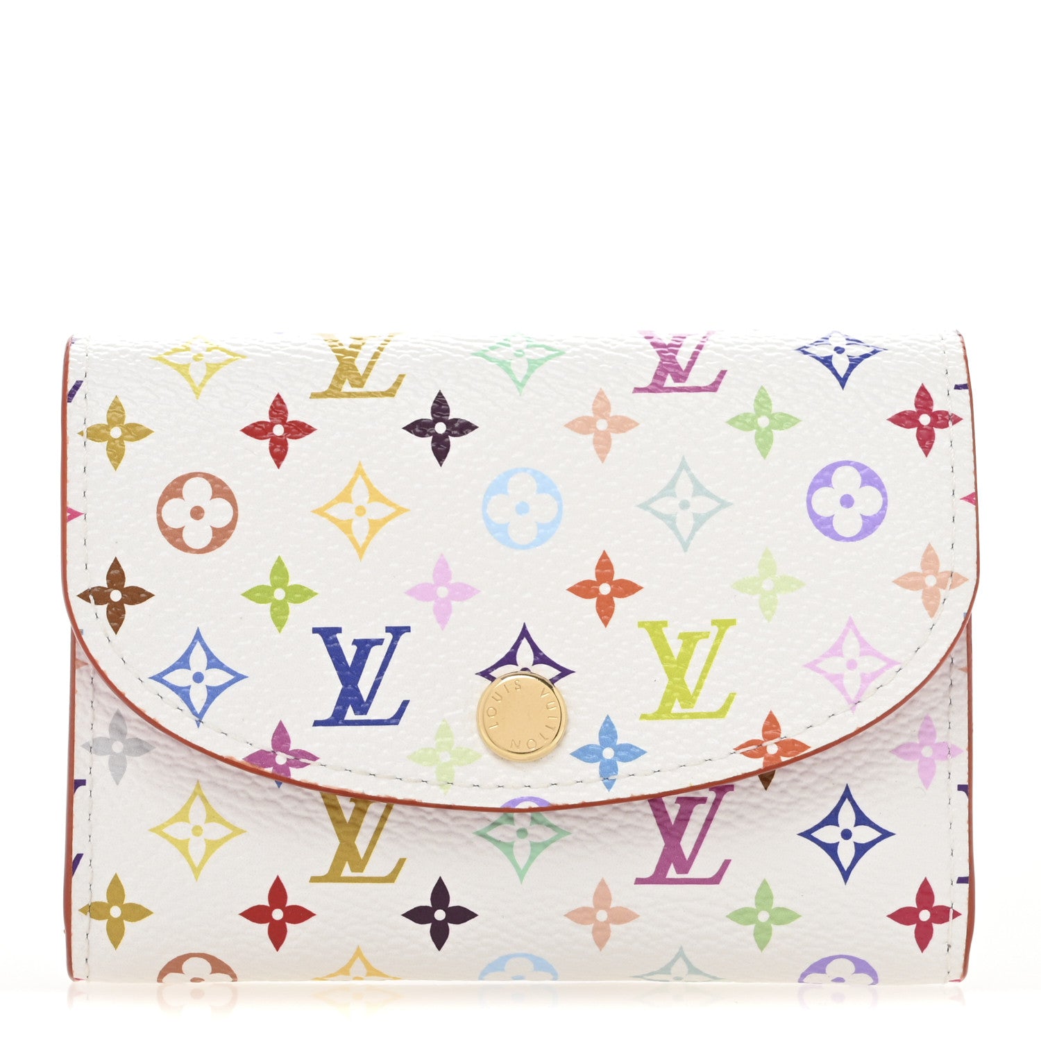 Louis Vuitton LV X TM Monogram Multicolor Rosalie Coin Purse White Kawaii Pink 1 of 9