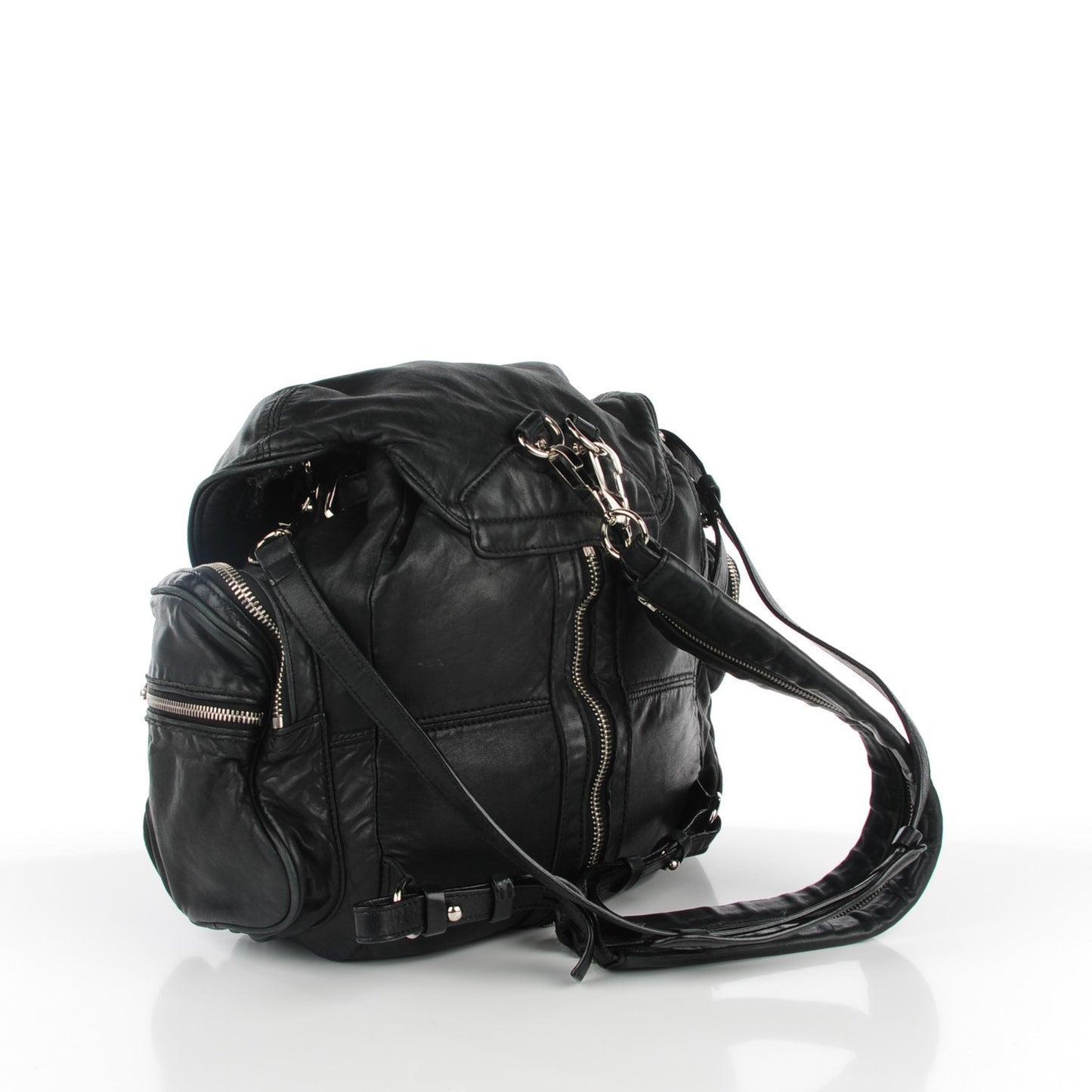 Lambskin Marti Backpack Washed Black Rhodium Hardware