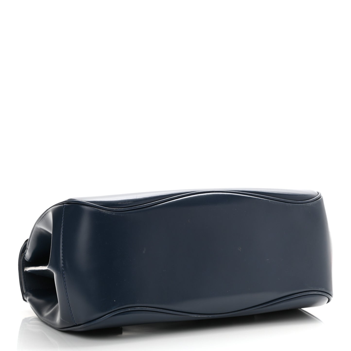 Regent Calfskin Medium Lady Lock Satchel Caspian