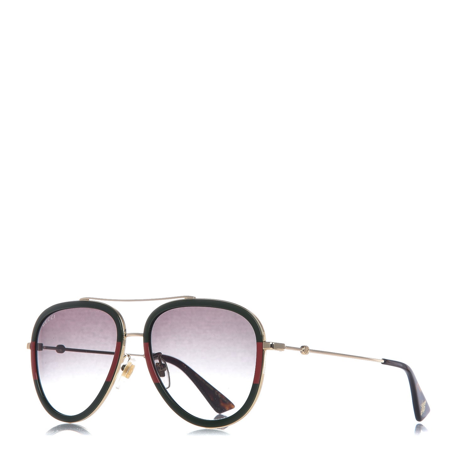 Web Aviator Sunglasses GG0062S Green Red
