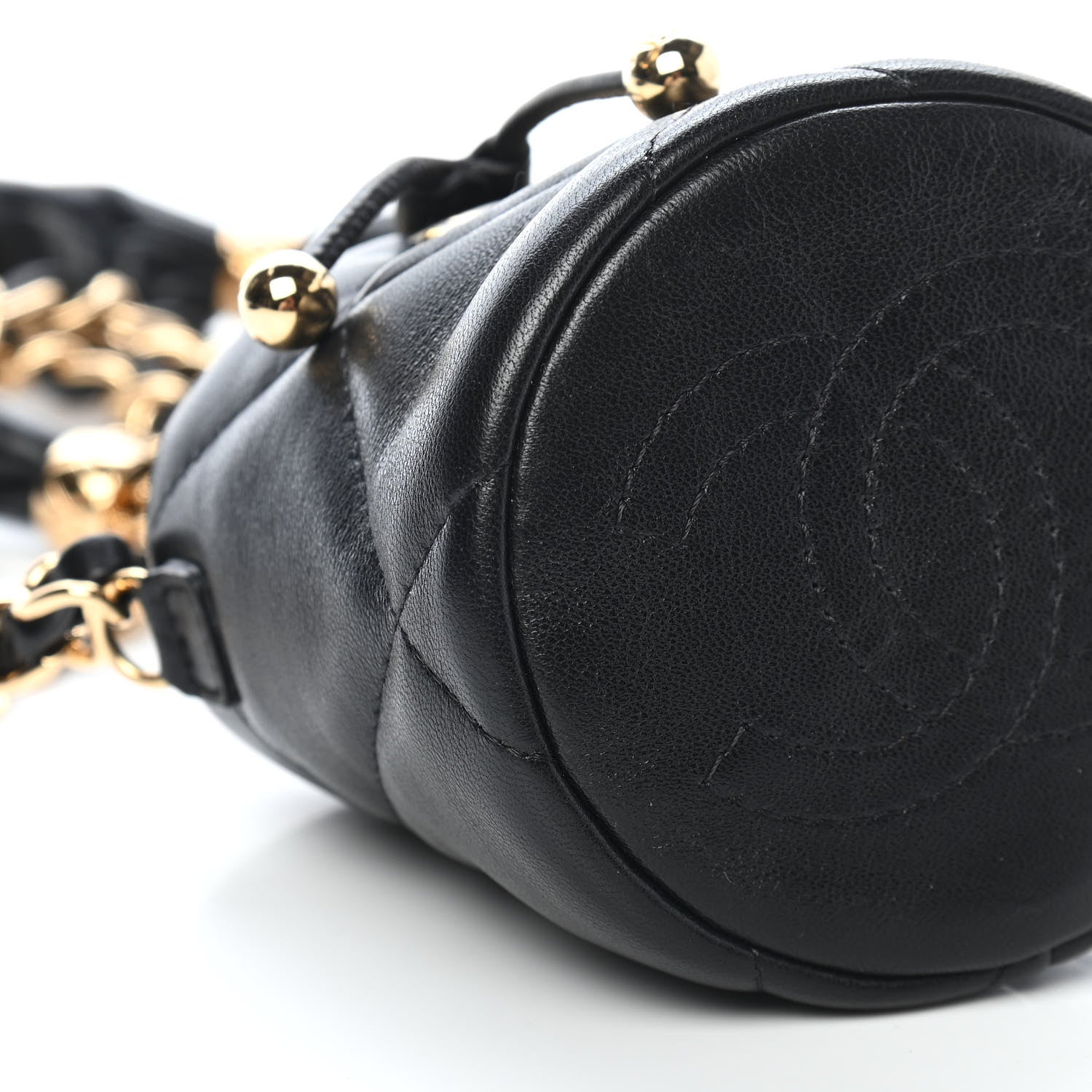 Chanel Calfskin Pillow Crush Clutch With Chain Black 8 of 9