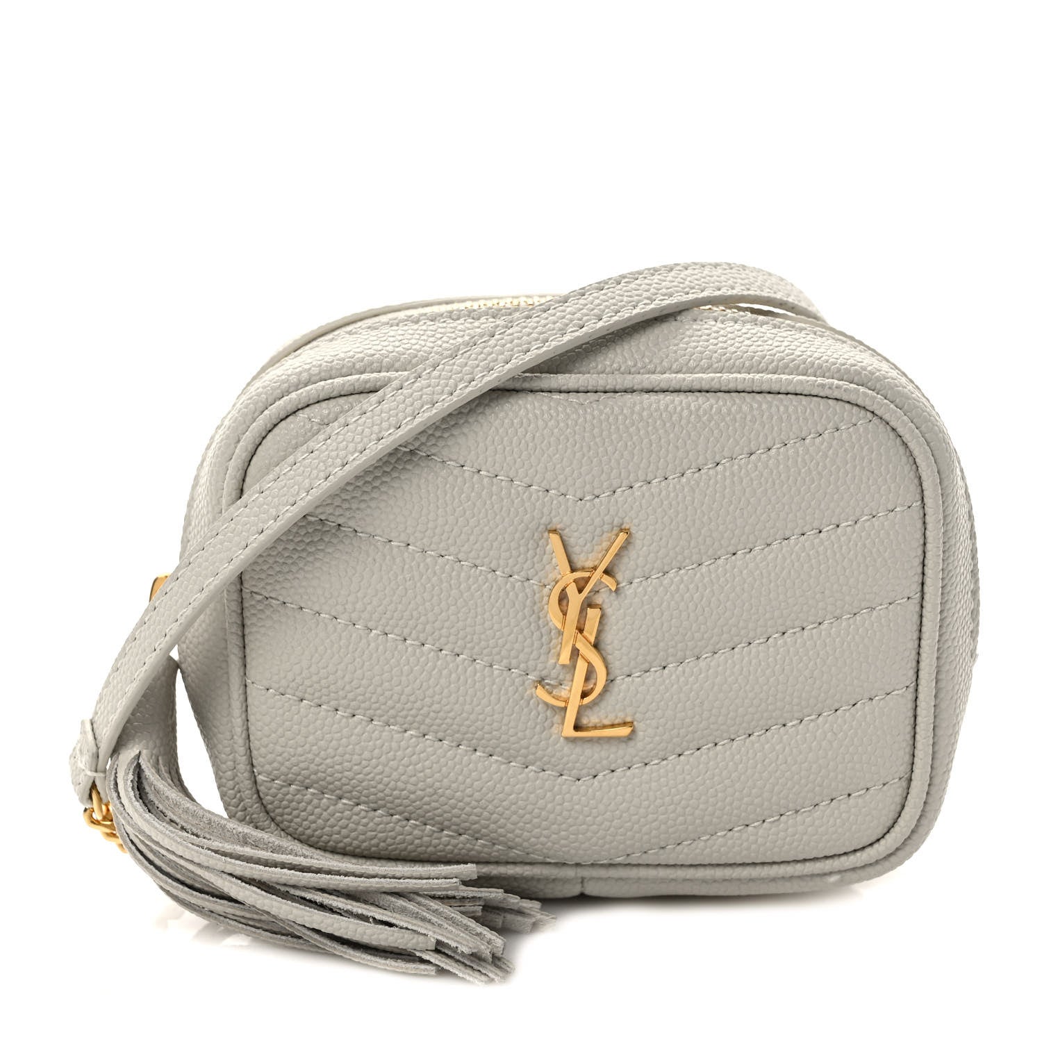 Saint Laurent Grain De Poudre Matelasse Monogram Baby Lou Camera Bag Crema Soft 1 of 9