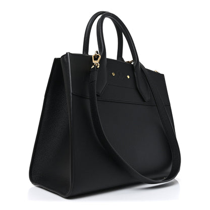 Louis Vuitton Taurillon City Steamer MM Black 3 of 9