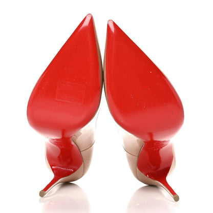 Christian Louboutin Patent So Kate 120 Pumps 38.5 Nude 5 of 9