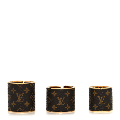 Louis Vuitton Monogram Skin 3 Ring Set M 1 of 6