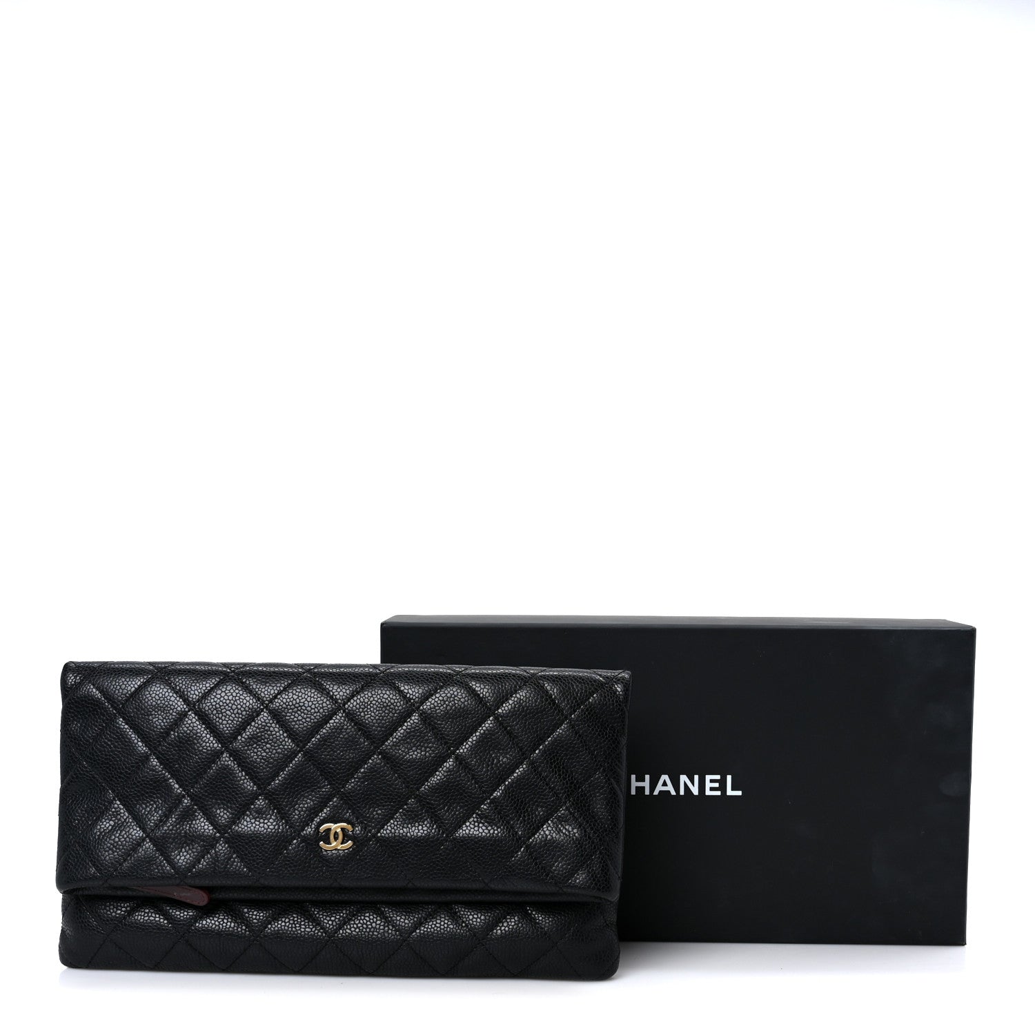 Chanel Caviar Quilted CC Beauty Clutch Black 10 of 10