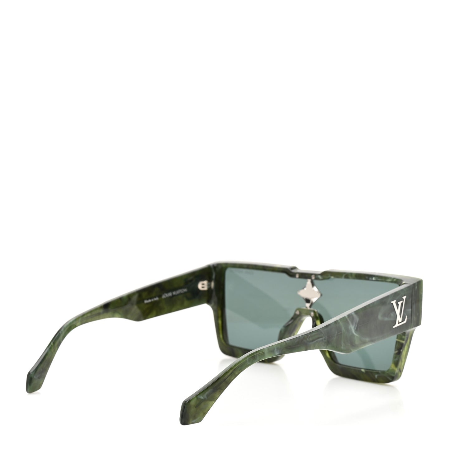 Acetate Marble Effect Swarovski Cyclone Sunglasses Z1552W Green