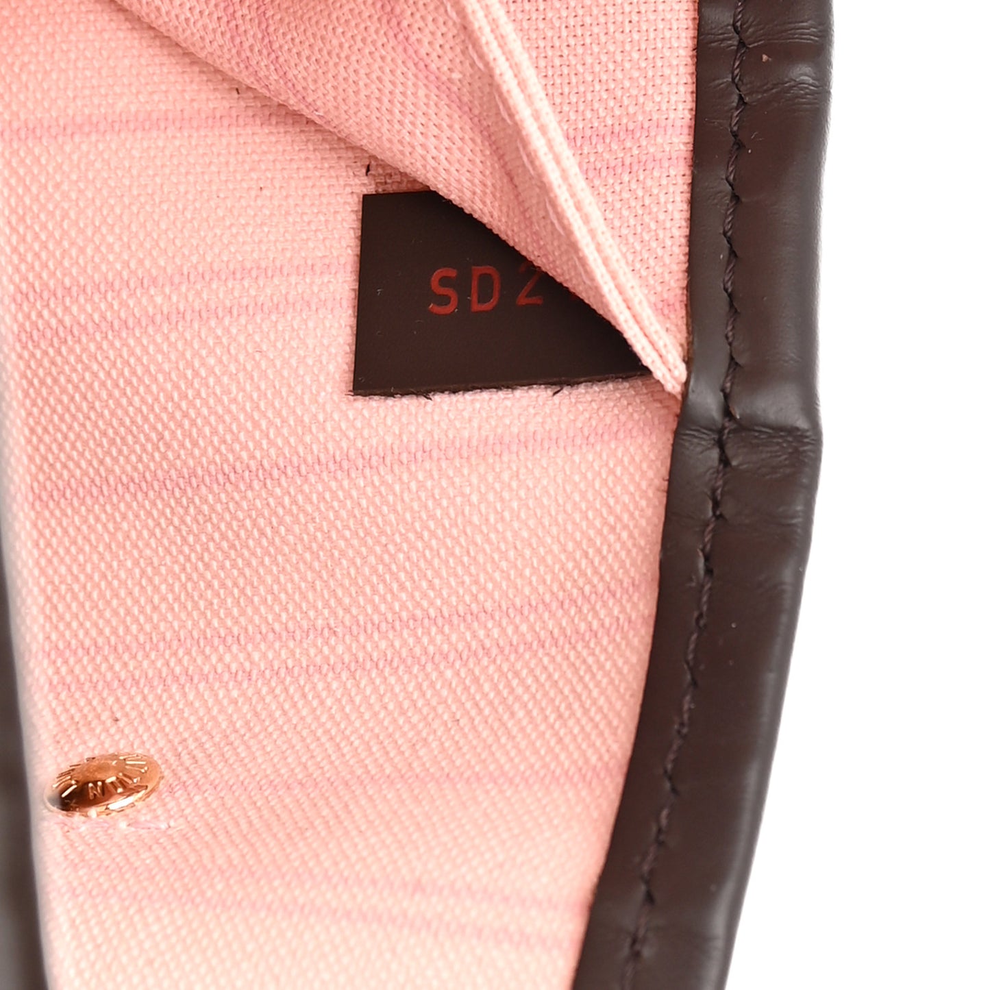 Damier Ebene Neo Neverfull MM Rose Ballerine