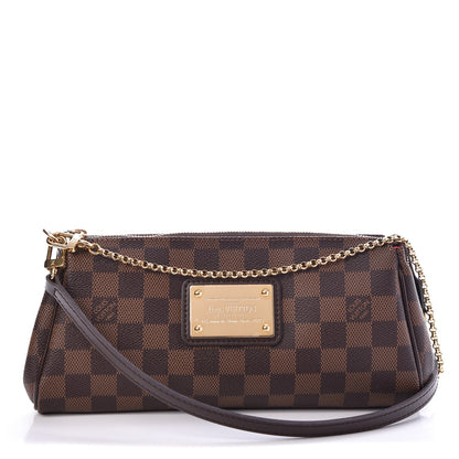 Louis Vuitton Damier Ebene Eva Clutch 1 of 8