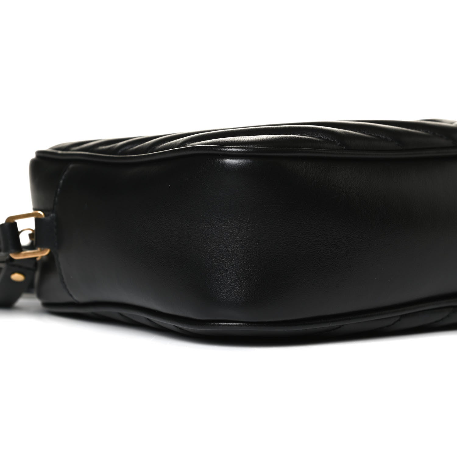Saint Laurent Calfskin Matelasse Monogram Lou Camera Bag Black 9 of 13