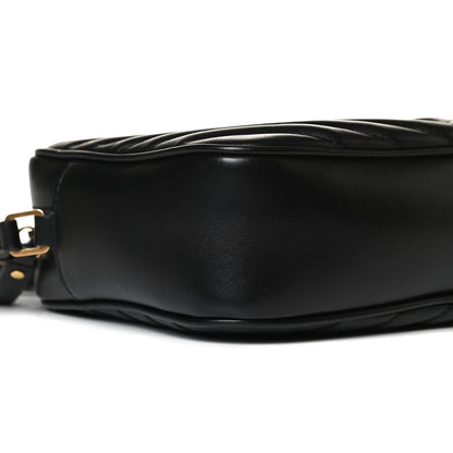 Saint Laurent Calfskin Matelasse Monogram Lou Camera Bag Black 9 of 13