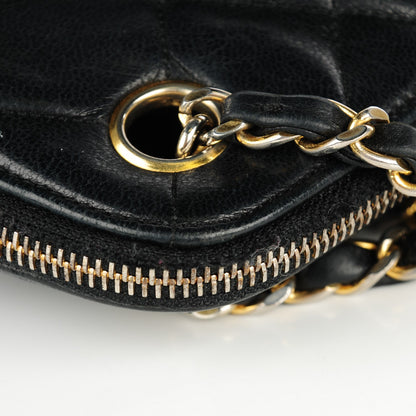 Chanel Lambskin Quilted Shoulder Bag Black 13 of 14